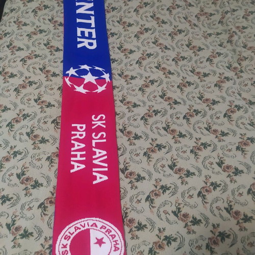 Inter-Slavia Praha 2019/20 souvenir football scarf like new