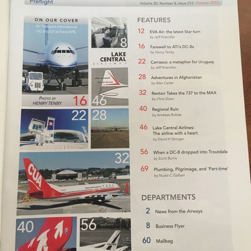 Airways Magazine 12 issues like new, year 2013