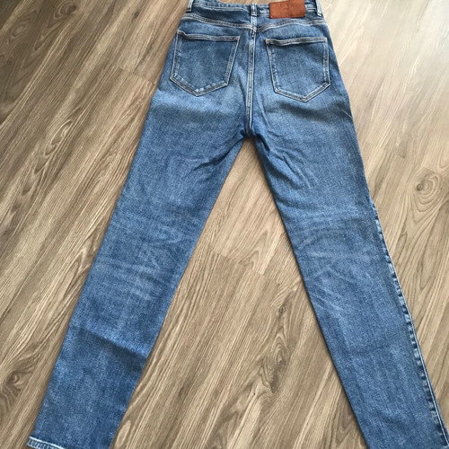 Massimo Dutti High Waisted Mom Jeans Size 34 XS Like New, Blue