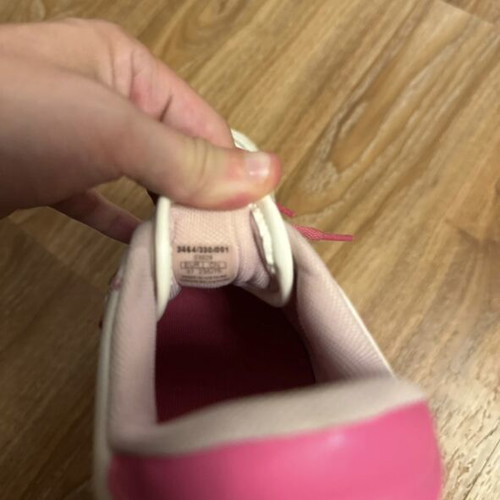Zara X Barbie kids' athletic shoes, white and pink, size 37