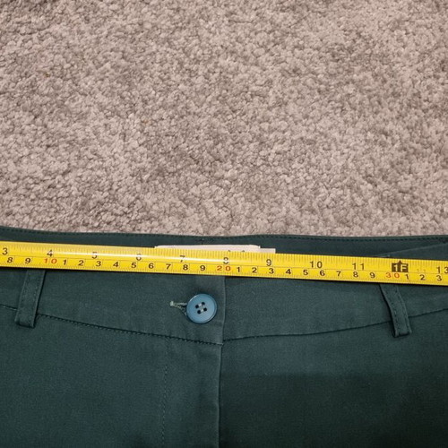 Moutaki pants size M used, excellent fit, green color