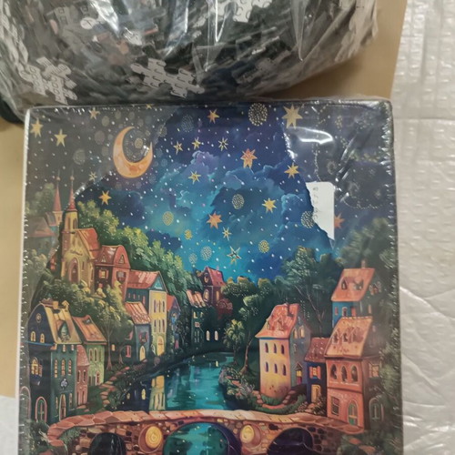 Puzzle No.3 new, 1000 pieces, 50x70 cm, thin cardboard