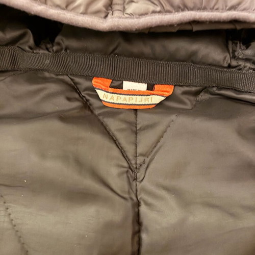 Napapijri jacket gray XL like new without tags