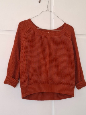 Forever 21 short brick-red blouse like new, size S
