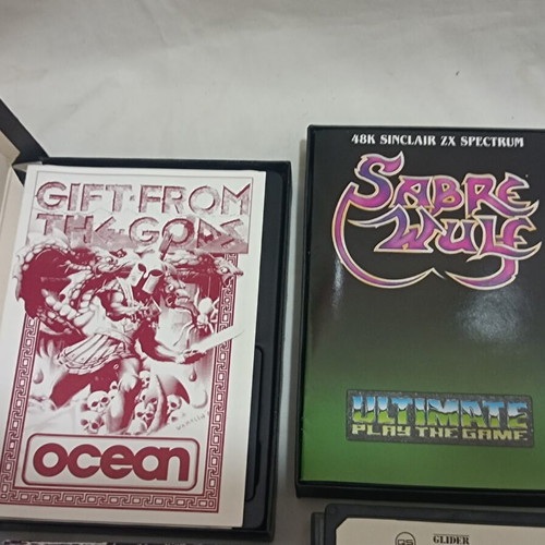 Sinclair Spectrum 48/128 game cassette pack of 9