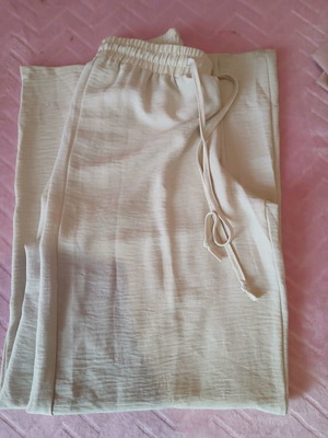Pink Woman pants new size S beige