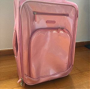 Pink suitcase / ροζ βαλίτσα