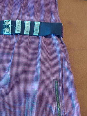 Bershka vintage blouse, size Medium, black and purple