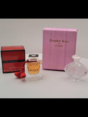Lalique Eau de Parfum Pour Femme винтидж миниатюри нов комплект