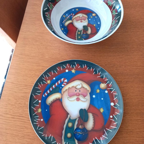 Seasonal ceramic and glass plates and trays new, Christmas and Easter