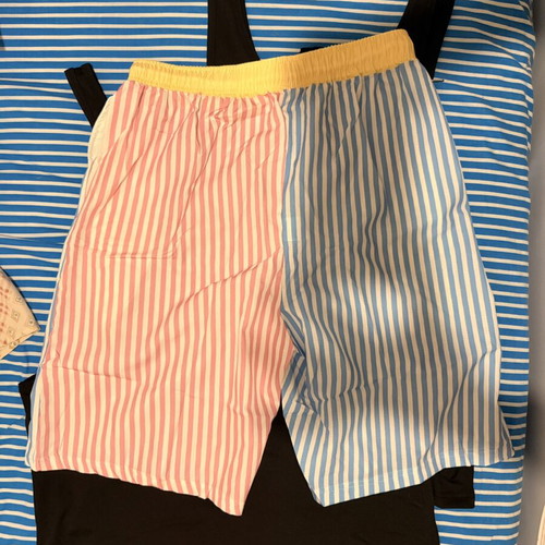 Racerback Tank Tops and Striped Board Shorts Bundle Size L New