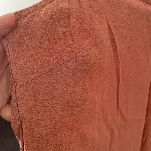 Badila blouse with adjustable strap like new, orange