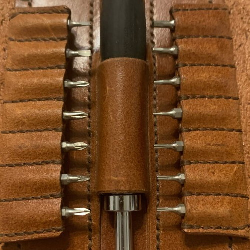 Handmade screwdriver set like new