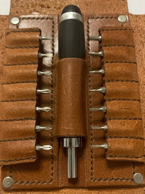Handmade screwdriver set like new