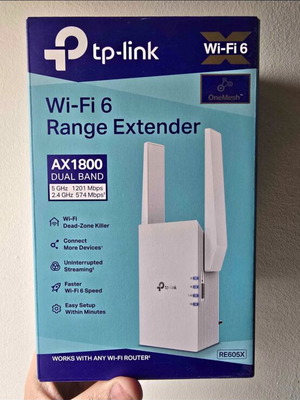 Tp Link RE605X Wi-Fi 6 Extender like new