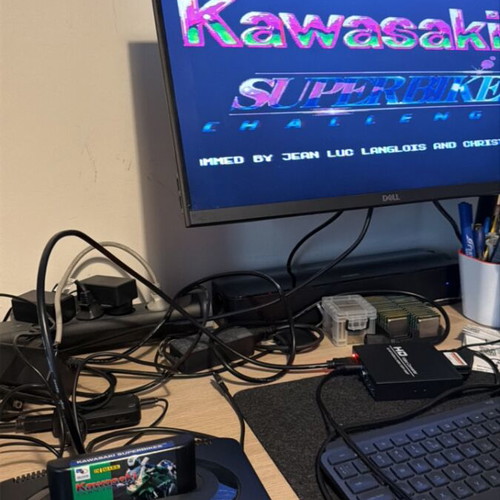 Kawasaki Superbikes Sega Mega Drive game used