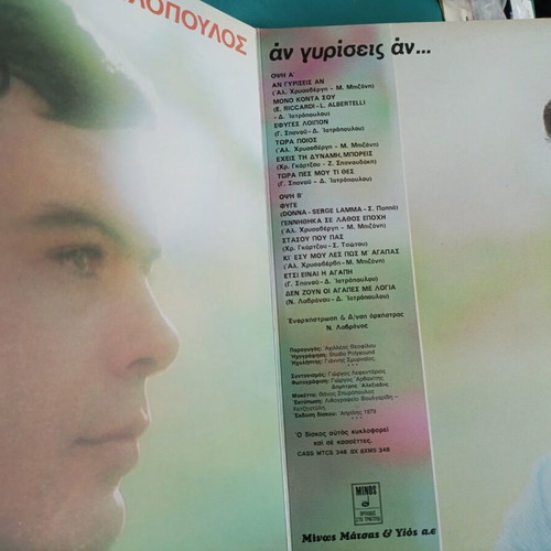 Poulopoulos An Gyrisis An record like new