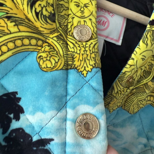 Versace H&M bomber jacket limited edition size 36 S-M like new