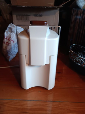 Electric juicer used