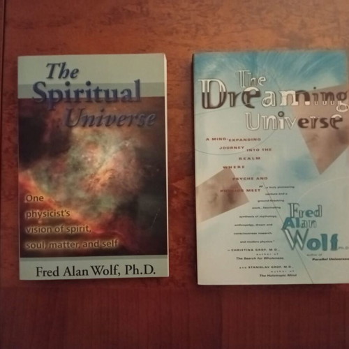 Fred Alan Wolf Collection of 8 Books on Quantum Physics and Consciousness like new