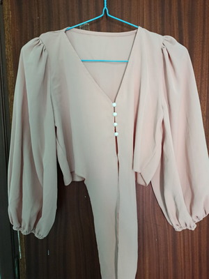 Cropped top pink like new, size M