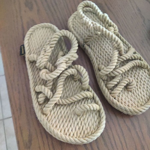 Bohonomad sandals used, sizes 37 and 38, beige
