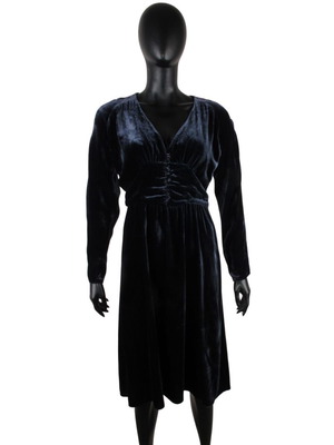 miss sohee couture blue dress BA&SH. Long dress with glitter prints. Size 2(M) – Hibuy market main image 0