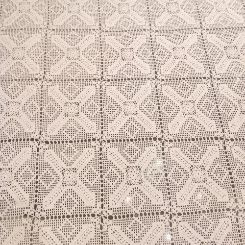Handmade tablecloth and runners set, like new