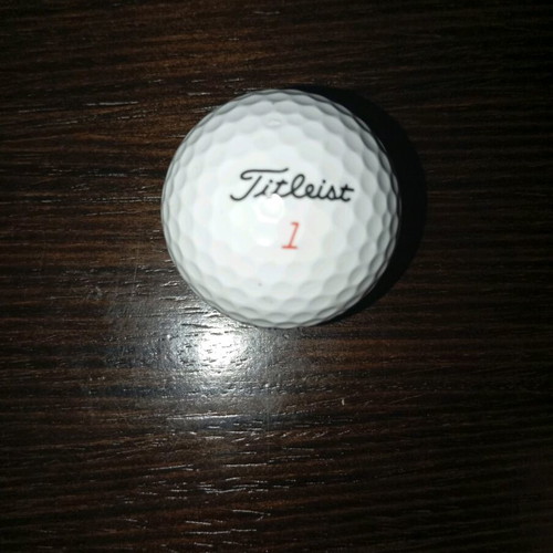 Titleist golf ball used with The Open Championship logos