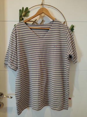 Visconti cotton t-shirt XL like new, gray and purple