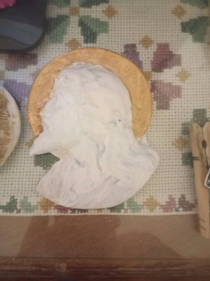 Christ plaster image new, art and faith
