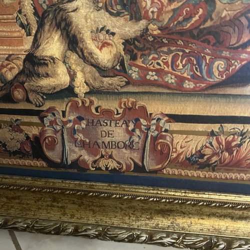 Πίνακας σε εκτύπωση καμβά Château de Chambord του Charles Le Brun, κορνιζαρισμένος