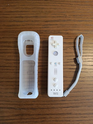 Nintendo Wii дистанционно с силиконов калъф като ново