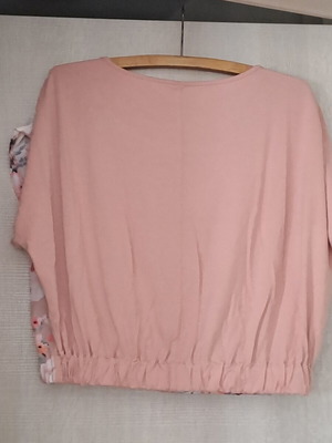 Collection Crop Floral Blouse like new, multicolor, XL