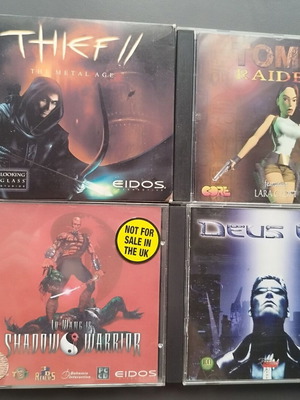 PC EIDOS Games μεταχειρισμένα, πακέτο 4 τίτλοι χωρίς manual