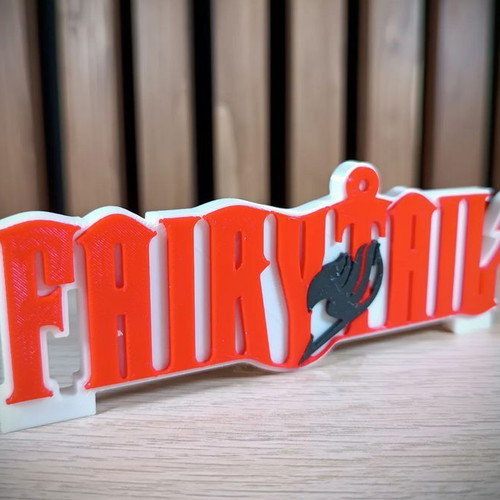 Fairy Tail decorative logo 3d print new