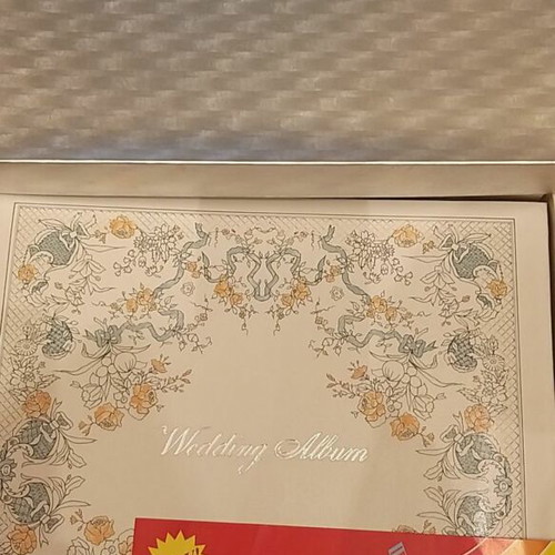 NCL electronic musical wedding photo album, floral design