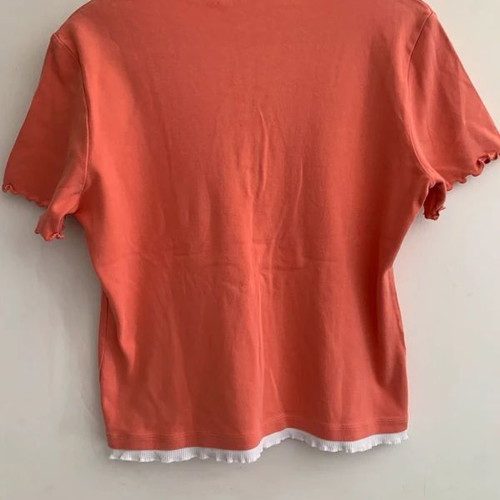 Harmony XL sleepwear top used, white and orange