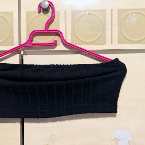 Classic Black Ribbed Set A-Style like new, black