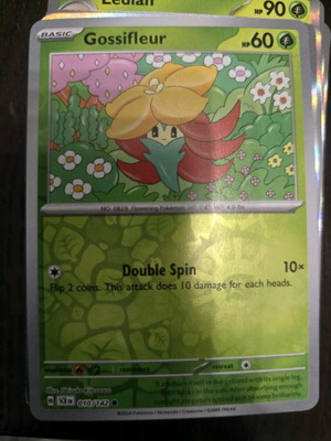 Gossifleur new Pokemon card