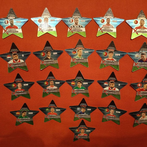 Star-shaped caps used, pack of 70