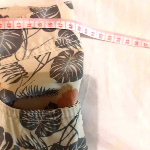 Up Fashion women's cotton shorts like new, tropical pattern, EU 44 L-XL