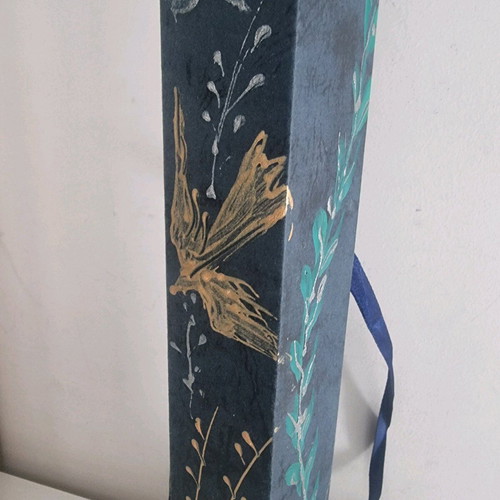 Hand-painted boxes like new, set of 2 pieces