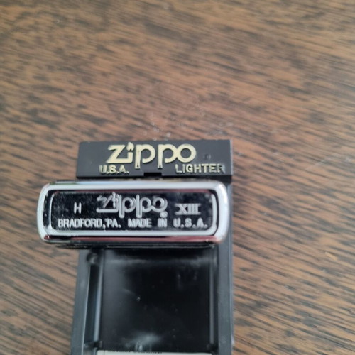 Zippo Ultralite Black 355 Reg lighter new with original vintage box