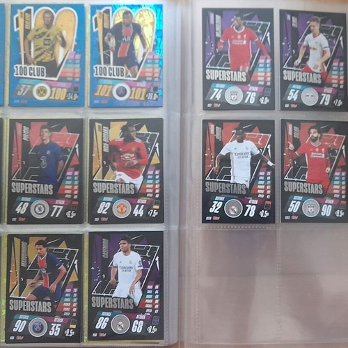 Champions League 2020-2021 Match Attax album with 422 cards like new