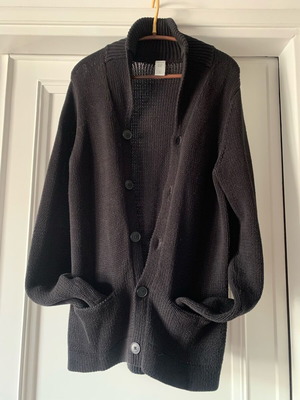 GAP black cotton cardigan mid length size small unisex