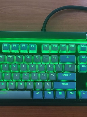 HyperX Steel Alloy μηχανικό πληκτρολόγιο μεταχειρισμένο, Cherry MX Red διακόπτες