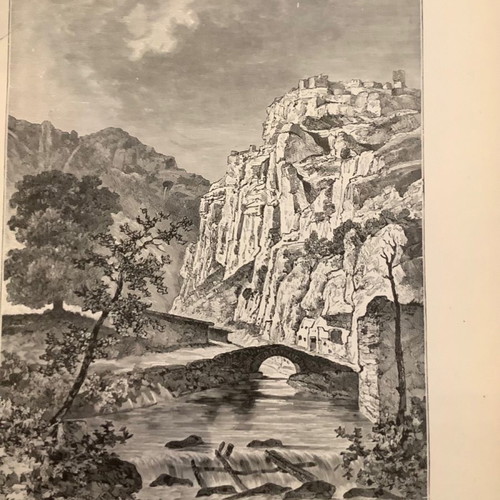 Livadeia woodcut 1880 used, after Stackelberg