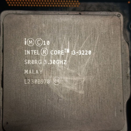 Intel i3 3220 processor like new, socket 1155