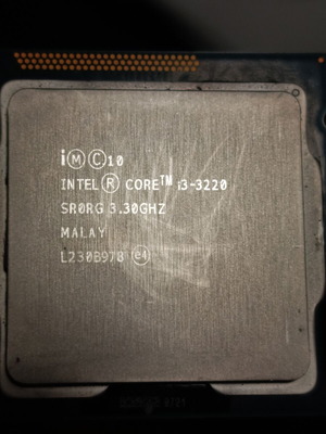 Intel i3 3220 processor like new, socket 1155